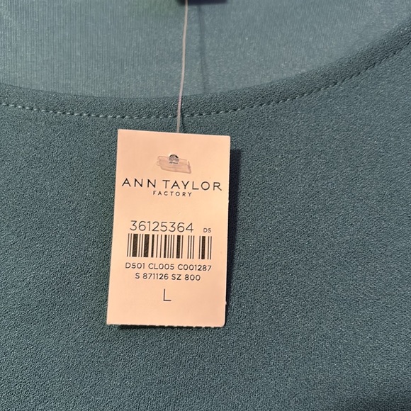 Ann Taylor Long Sleeve Ruffle Floral Top - Picture 2 of 4